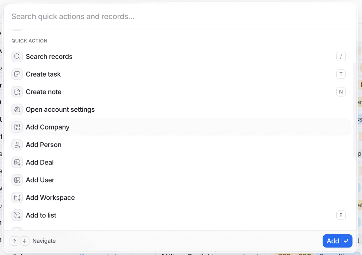 Create and view records | Attio Help Center