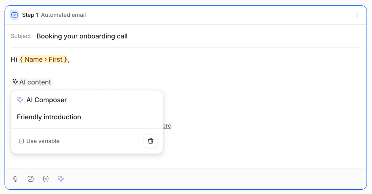 Create a sequence | Attio Help Center