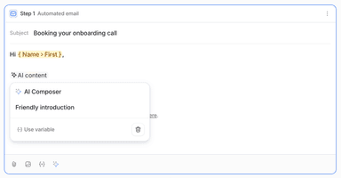 Create a sequence | Attio Help Center