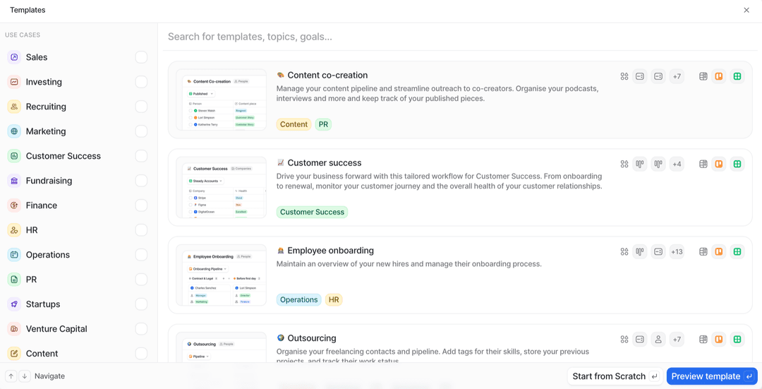 Understanding lists | Attio Help Center