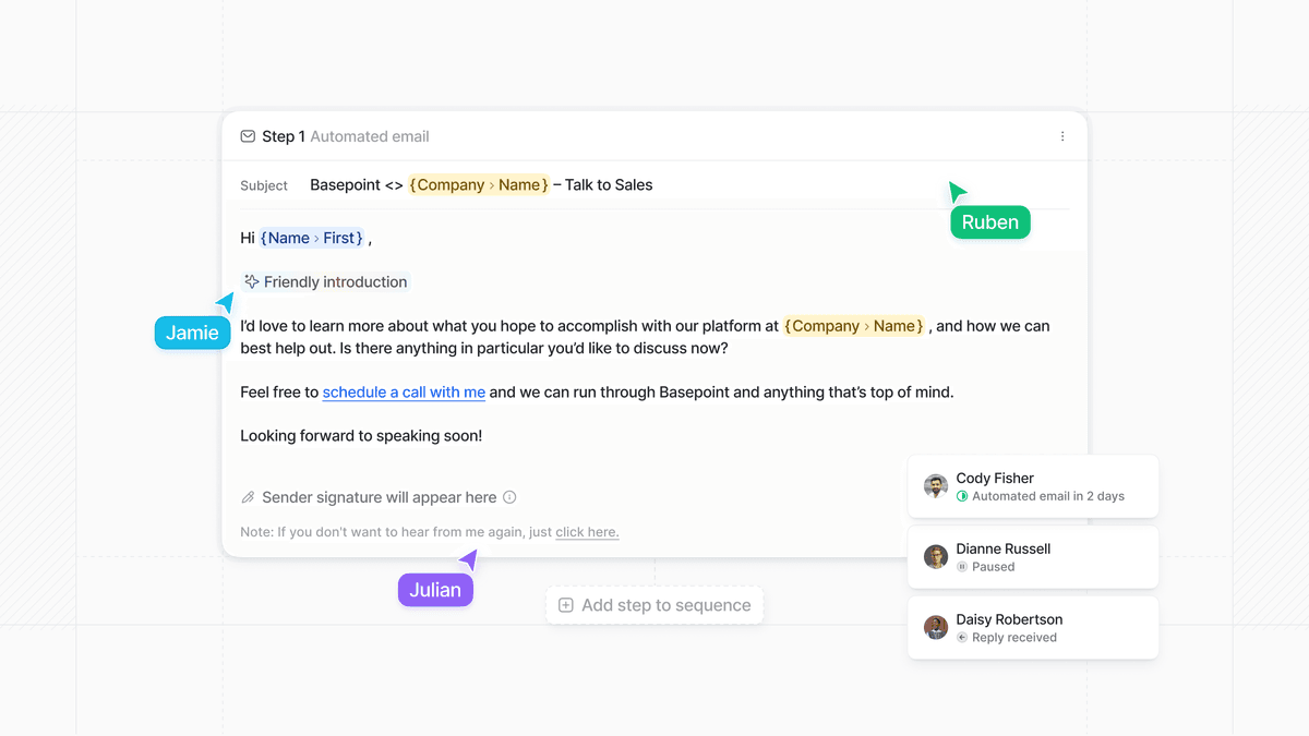 Introducing Attio Sequences | Attio