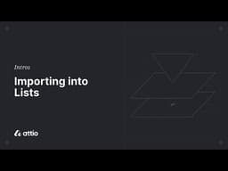 Importing into Lists