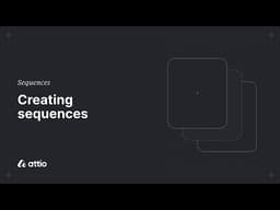 Creating sequences