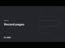 Record pages